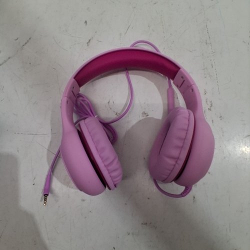 KID'S MPOW WIRED FOLDABLE HEADPHONES WITH VOLUME CONTROL - PINK (MODEL: BH297B) image 3