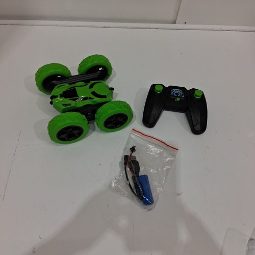 HAMDOL REMOTE CONTROL DOUBLE SIDED STUNT CAR - GREEN (MODEL:HAMDOL T1) image 3