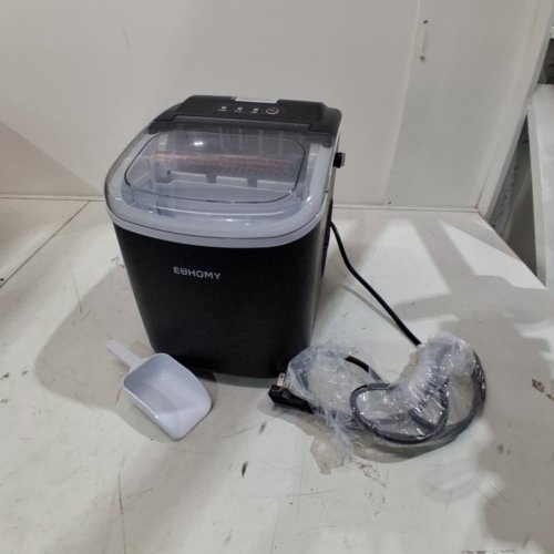EUHOMY COUNTERTOP ICE MAKER - MAKES 26LBS/DAY - BLACK (MODEL: IM-06D) image 4