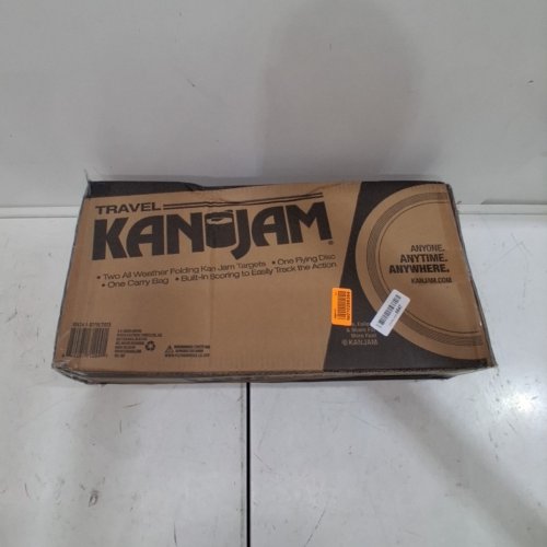 TRAVEL KANJAM OUTDOOR PORTABLE FLYING DISC GAME SET - BLACK/YELLOW image 3