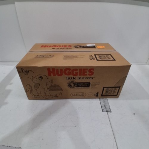 150PK HUGGIES LITTLE MOVERS DIAPERS - SIZE 4 - WHITE image 2