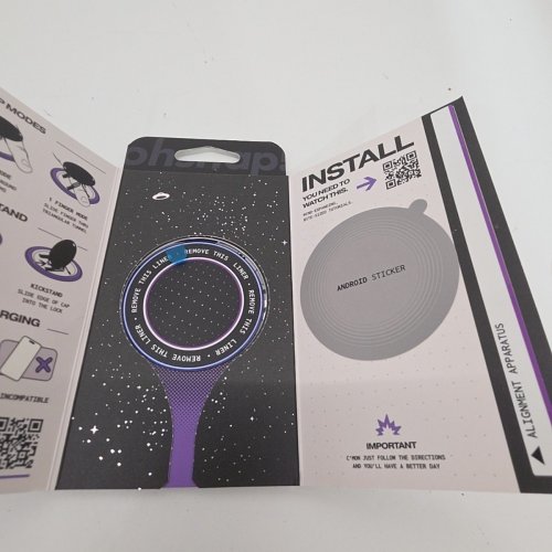 OHSNAP! SNAP 4 LUXE EXPANDING MAGSAFE PHONE GRIP AND STAND - CRUSHED ORCHID image 2
