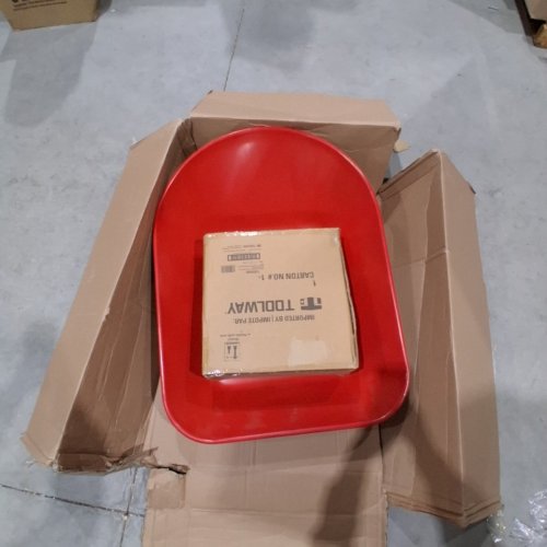 TOOWAY PROYARD GARDENERS WHEELBARROW - 4CU.FT - RED/BLACK (MODEL : 190980) image 3