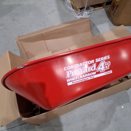 TOOWAY PROYARD GARDENERS WHEELBARROW - 4CU.FT - RED/BLACK (MODEL : 190980) image 5