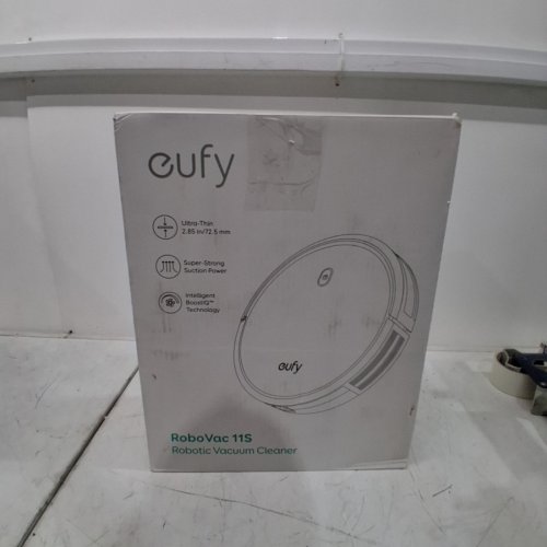EUFY BY ANKER BOOSTIQ ROBOVAC 11S SLIM ROBOT VACUUM CLEANER WITH REMOTE - SELF-CHARGING CLEANER, HARD FLOORS/MEDIUM PILE CARPETS - WHITE (MODEL: T2108) image 6