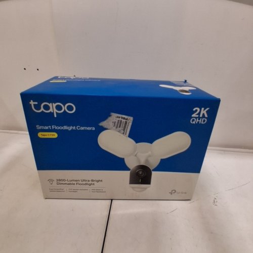 TAPO TP-LINK SMART OUTDOOR SMART AI DETECTION MOTION-ACTIVATED FLOODLIGHT SECURITY CAMERA - 2800 LM 2K QUAD HD - WHITE (MODEL: ‎TAPO C720) image 6