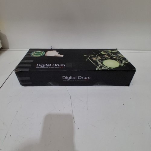 UNBRANDED ELECTRONIC DIGITAL DRUM KIT WITH TWO LIGHT-UP CIRCLES - 3 RHYTHMS, 7 SILICONE RUBBER PADS, DRUMSTICKS, 2 SUSTAIN PEDALS image 2