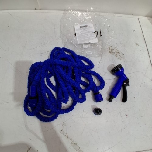 EXPANDABLE GARDEN HOSE - 100FT - BLUE image 2