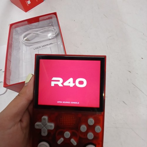 CONSOLE RETRO HANDHELD 18 000+ GAMES R40 GAME PLAYER - RED (MODEL: R40) image 2