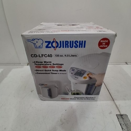ZOJIRUSHI MICOM PANORAMA WINDOW WATER BOILER & WARMER - 4L - WHITE (MODEL: CD-LFC40) image 5
