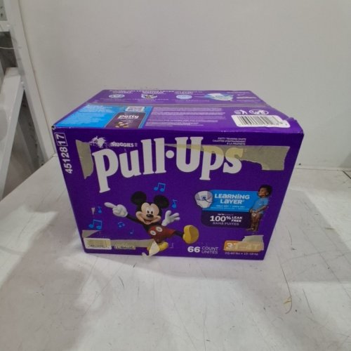 66PK HUGGIES PULL-UPS DISPOSABLE TRAINING PANTS - SIZE 3T-4T - DISNEY MICKEY MOUSE image 2