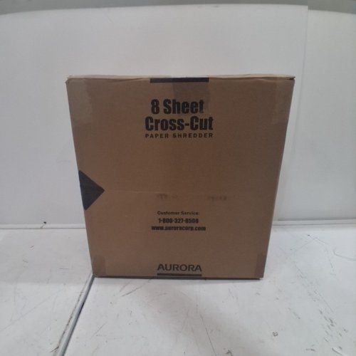 AURORA HIGH-SECURITY 8-SHEET CROSS CUT PAPER AND CREDIT CARD SHREDDER - BLACK (MODEL: AU875XA) image 6