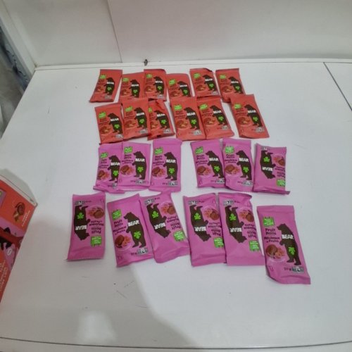 24PK BEAR FRUIT ROLLS - STRAWBERRY & RASPBERRY image 3