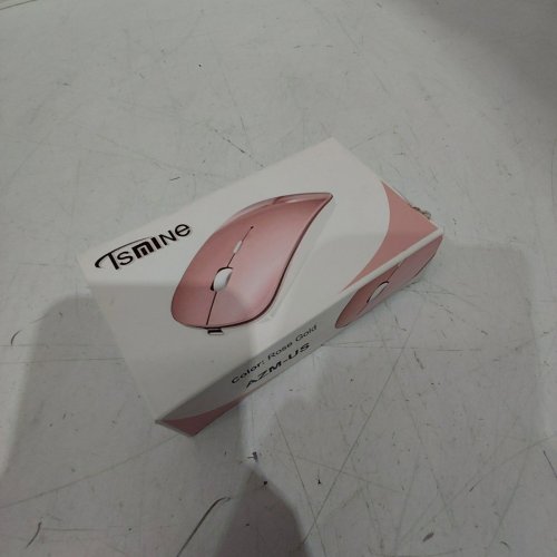 THIN RECHARGEABLE WIRELESS BLUETOOTH MOUSE - ROSE GOLD (MODEL:AZM-US) image 2