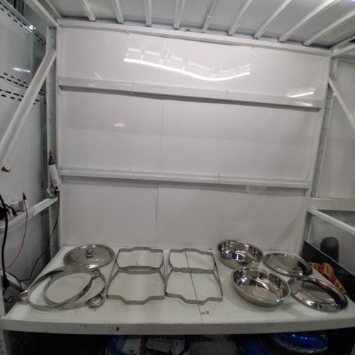 4PC GARVEE HOME STAINLESS STEEL CHAFING DISH SET - 8QT / 5QT - SILVER (MODEL: PLS_33A76FLM) image 2