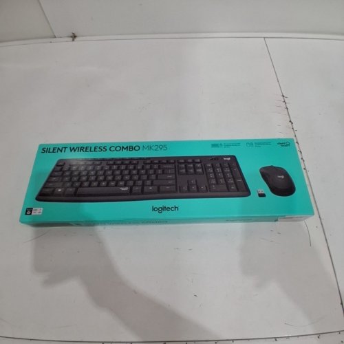 2PC LOGITECH WIRELESS KEYBOARD WITH SILENT TOUCH TECHNOLOGY - BLACK (MODEL: MK295) image 4
