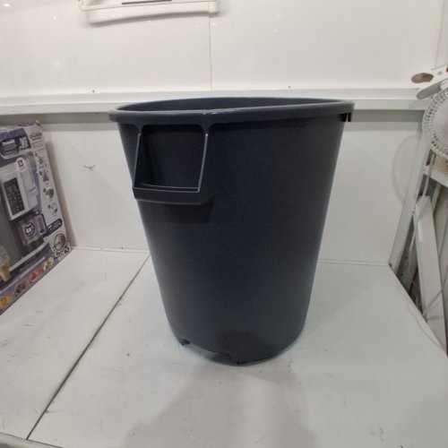 CARLISLE SPARTA BRONCO ROUND WASTE BIN - 20 GAL - GREY (MODEL: 841020) image 2