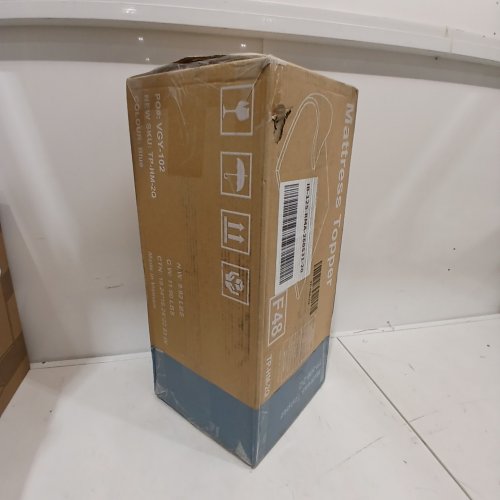 MEMORY FOAM MATTRESS TOPPER - 2" - QUEEN - BLUE (MODEL: TP-HM-2Q) image 2