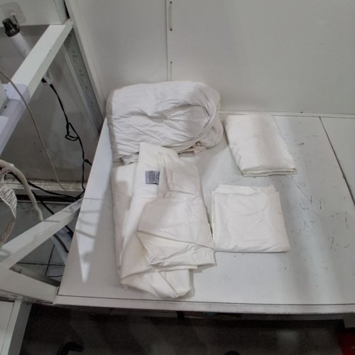 4PC KIRKLAND SIGNATURE 100% PIMA COTTON SHEET SET - 680 THREAD - QUEEN - WHITE (MODEL: 1306090) image 3