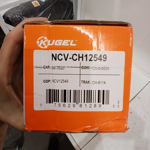 KUGEL FRONT RIGHT / PASSENGER SIDE CV AXEL REPLACEMENT - STEEL/BLACK (MODEL : NCV-CH12549) image 4