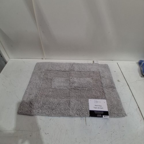 MAINSTAYS SOFT TOUCH BATH RUG - 17" X 24" - GREY image 2