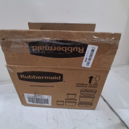 2PK RUBBERMAID BRILLIANCE GLASS STORAGE 8-CUP FOOD CONTAINER WITH LID - BPA FREE AND LEAK PROOF - 1.8L - CLEAR - (MODEL: 2118315) image 3
