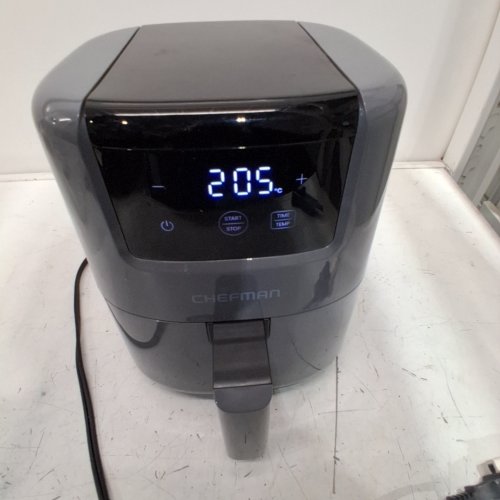 CHEFMAN MINI TURBOFRY TOUCH DIGITAL AIR FRYER - 2QT - GREY (MODEL:RJ38-2T-GREY) image 2