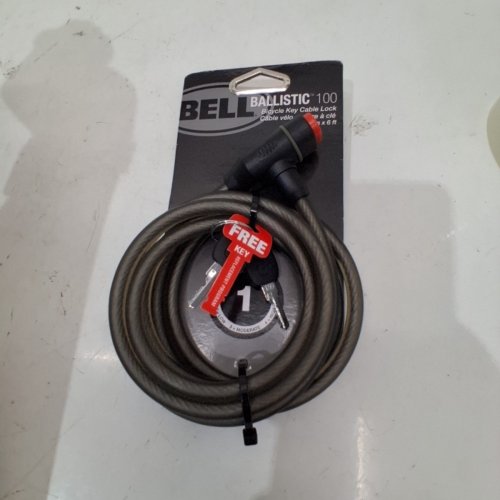 BELL BALLISTIC BICYCLE CABLE LOCK - 8 MM X 6FT - BLACK (MODEL: 410) image 2