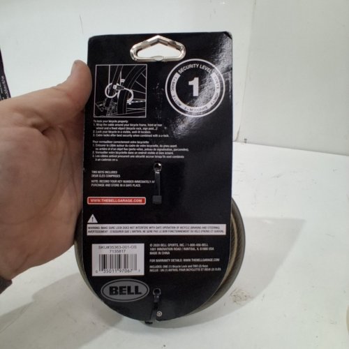 BELL BALLISTIC BICYCLE CABLE LOCK - 8 MM X 6FT - BLACK (MODEL: 410) image 3