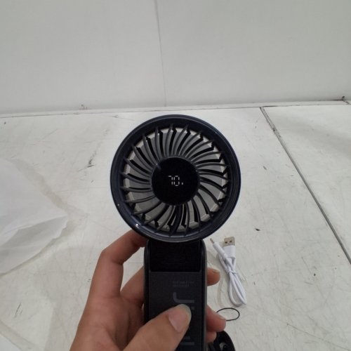 JISULIFE HANDHELD PORTABLE FAN LIFE 7 - BLACK image 2