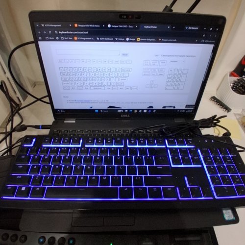 RAZER ORNATA V3 X GAMING KEYBOARD WITH LOW PROFILE KEYS & SILENT MEMBRANE SWITCHES & WRIST REST - BLACK / MULTICOLOURED (MODEL : RZ03-04470200-R3U1) image 2