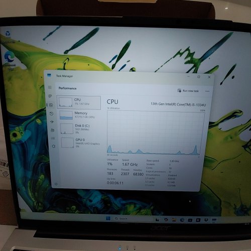 ACER ASPIRE LITE 16” LAPTOP INTEL I5-1334U, 16GB DDR5, 1TB SSD - WINDOWS 11 - SILVER image 3