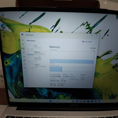 ACER ASPIRE LITE 16” LAPTOP INTEL I5-1334U, 16GB DDR5, 1TB SSD - WINDOWS 11 - SILVER image 4