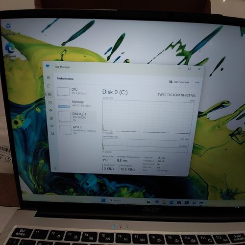 ACER ASPIRE LITE 16” LAPTOP INTEL I5-1334U, 16GB DDR5, 1TB SSD - WINDOWS 11 - SILVER image 5