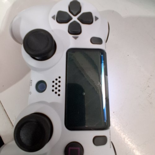 THIRD PARTY BLUETOOTH WIRELESS CONTROLLER FOR PLAYSTATION 4 (PS4) AND PC WITH DOUBLE MOTOR VIBRATION - WHITE (MODEL: CUH-ZCT2E) image 2