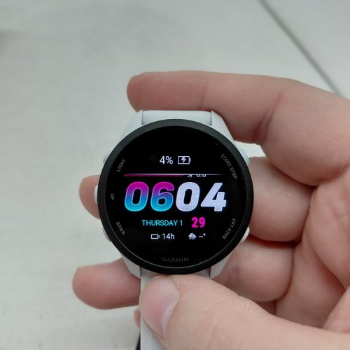 GARMIN FORERUNNER 70 GPS RUNNING SMARTWATCH 43 MM - WHITE image 3