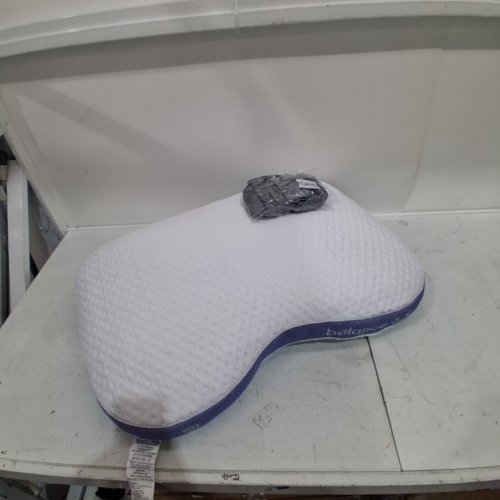 BEDGEAR 3.X BALANCE CUDDLE CURVE PERFORMANCE PILLOW - 31" X 22" X 7.5" - WHITE/BLUE image 4
