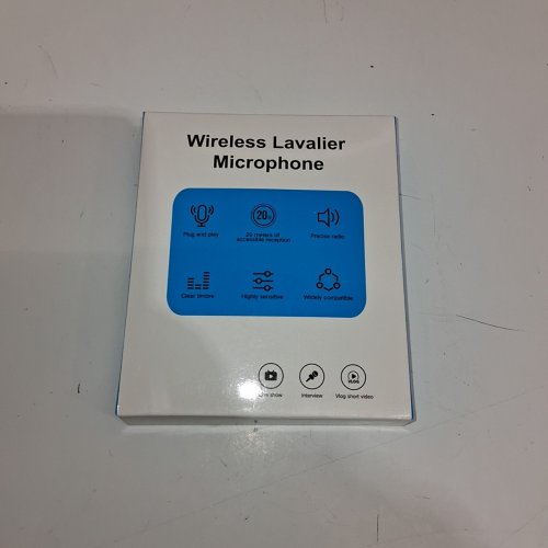WIRELESS CLIP-ON DUAL LAVALIER INTERVIEW RECORDING MICROPHONE KIT FOR ANDROID PHONE & APPLE WITH LIGHTNING CONNECTOR - BLACK (MODEL: K2CLU) image 5