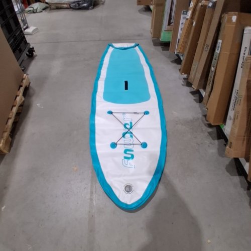 FUNWATER INFLATABLE STAND UP PADDLE BOARD WITH BEGINNERS SUP ACCESSORIES - 11FT6" X 33" X 6" - SKY BLUE (MODEL: SUPJH01) image 2