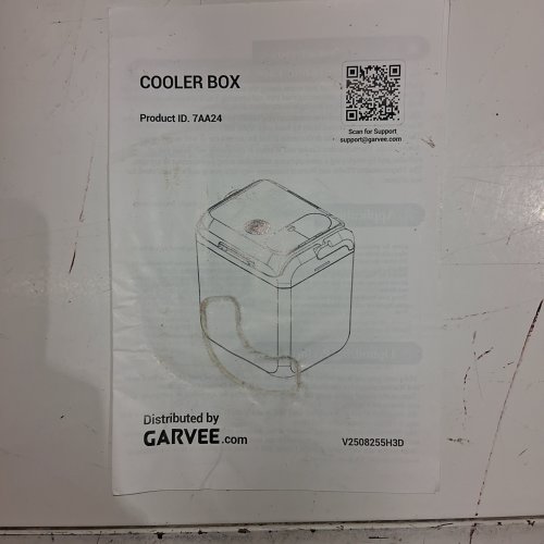 GARVEETECH ELECTRIC COOLER & WARMER PORTABLE CAR REFRIGERATOR - 30L - GREY (MODEL: ED5JVAXTQ00) image 3