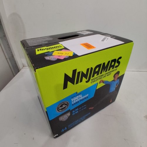 44PK PAMPERS NINJAMAS BOYS BEDWETTING NIGHTTIME UNDERWEAR - SIZE S/M image 2