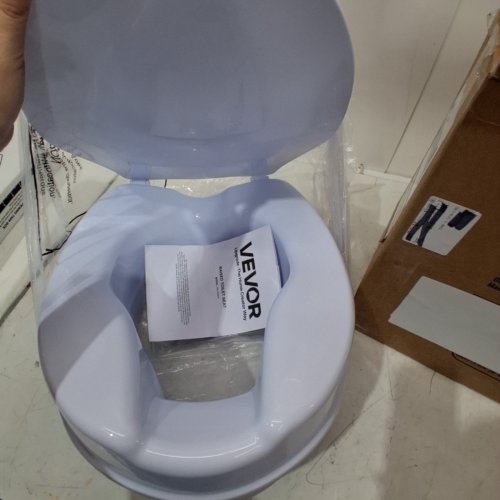 RAISED TOILET SEAT RISER - 4" RAISED - WHITE - (MODEL: FBL760600) image 4