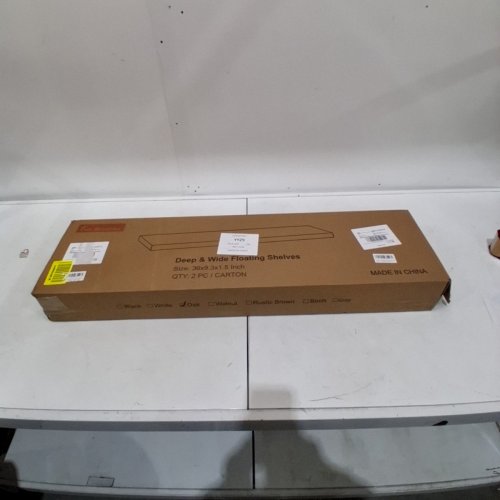 2PK DEEP and WIDE FLOATING SHELVES - 36" X 9" X 1.5" - OAK - (MODEL: X004VU5BPP ) image 3