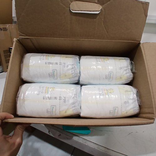 144PK PAMPERS SWADDLERS DISPOSABLE BABY DIAPERS - SIZE 2 (10-22LBS) image 2