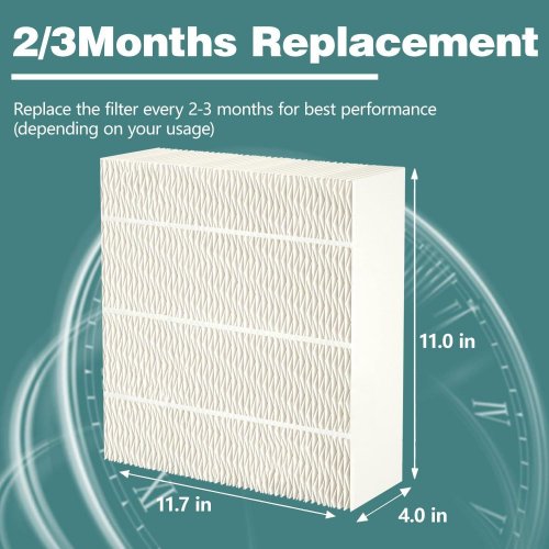 2PK YINAGE 1043 SUPER HUMIDIFIER WICK FILTER FOR AIRCARE EP9500, EP9700, EP9800, EP9R500, EP9R800, 821000, 826000, 826800, 831000 BEMIS SPACE SAVER 800 8000 HUMIDIFIERS image 3