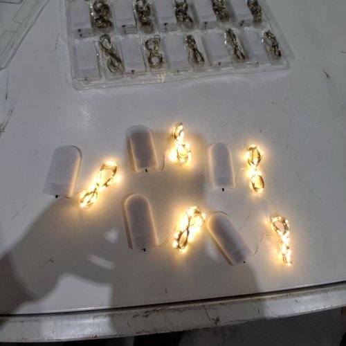 30PK LED FAIRY LIGHTS BATTERY OPERATED MINI FAIRY STRING LIGHTS - 7FT - WHITE image 2