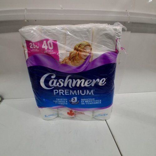 40PK CASHMERE PREMIUM BATH TISSUE GIANT TOILET PAPER ROLLS - WHITE (MODEL: 1424970) image 2