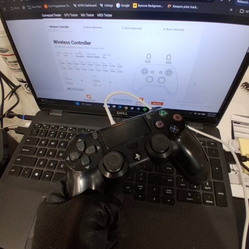 PS4 DUALSHOCK 4 CONTROLLER - PLAYSTATION 4 JET BLACK EDITION image 2