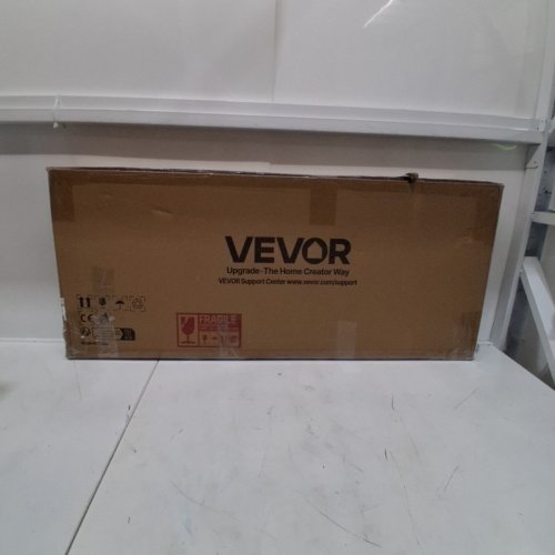 VEVOR FOLDING TABLE FOR BAR/TRADE SHOWS/HOME - 38" X 34" X 15" - 110LB CAP - BLACK/SILVER - (MODEL: DX9930) image 3
