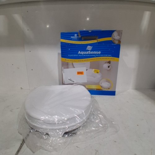 AQUASENSE RAISED TOILET SEAT UP TO 2" - WHITE - (MODEL: 770-625) image 2